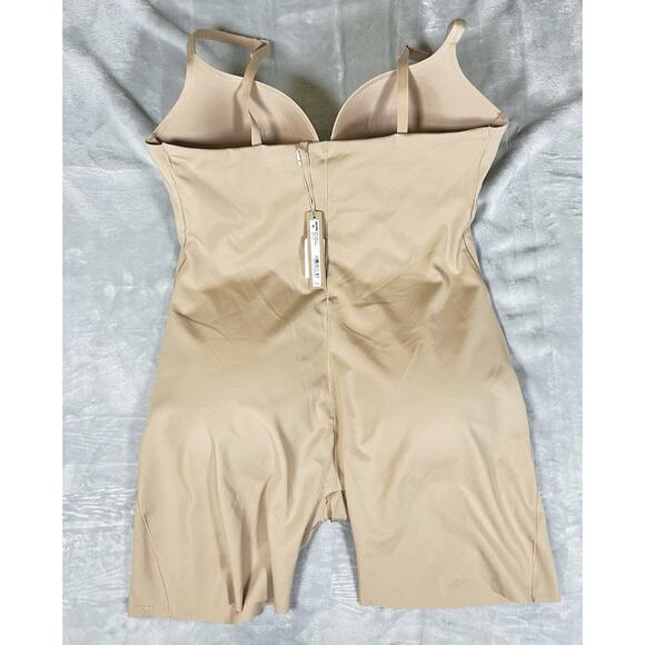 SKIMS Other - SKIMS 2X Ultimate Body Push Up Butt Enhancing Mid-Thigh Bodysuit Clay NEW NWT
